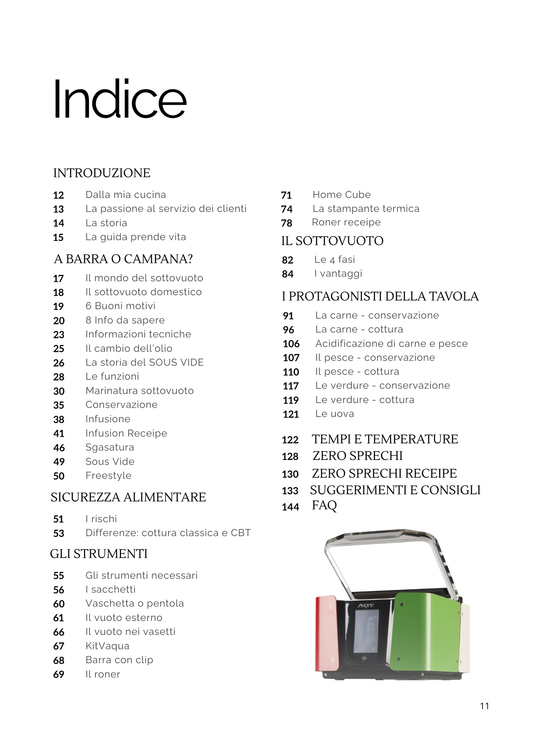 Guide Chef’s Cube Vaqua